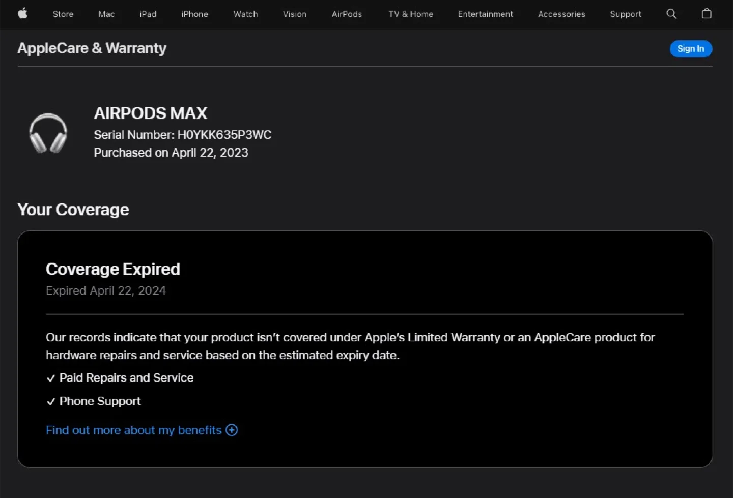 Apple AirPods Max - Space Gray (w/ RECEIPT) image indicator(3)