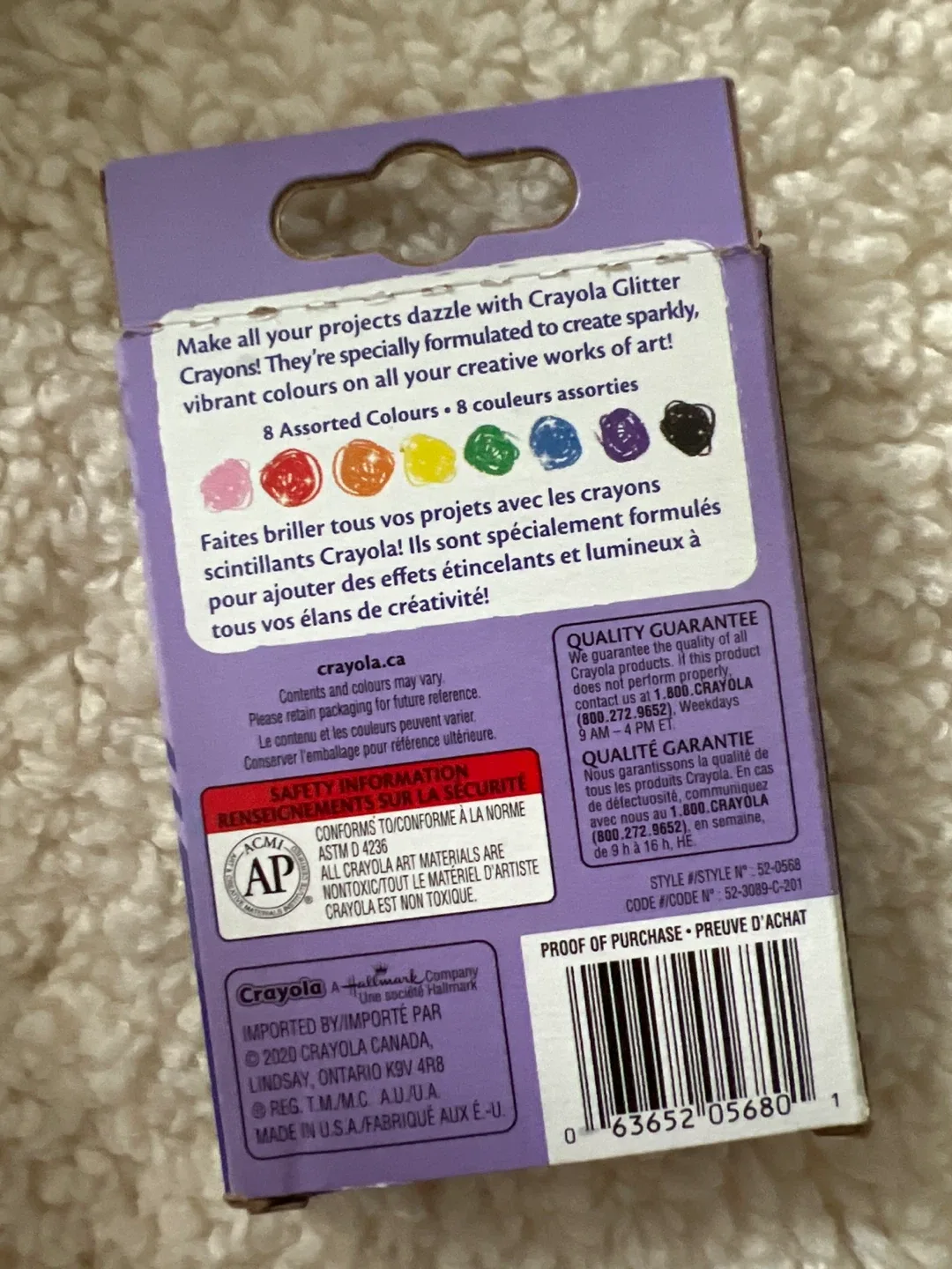 Crayola Glitter Crayons - 8 Count image indicator(2)