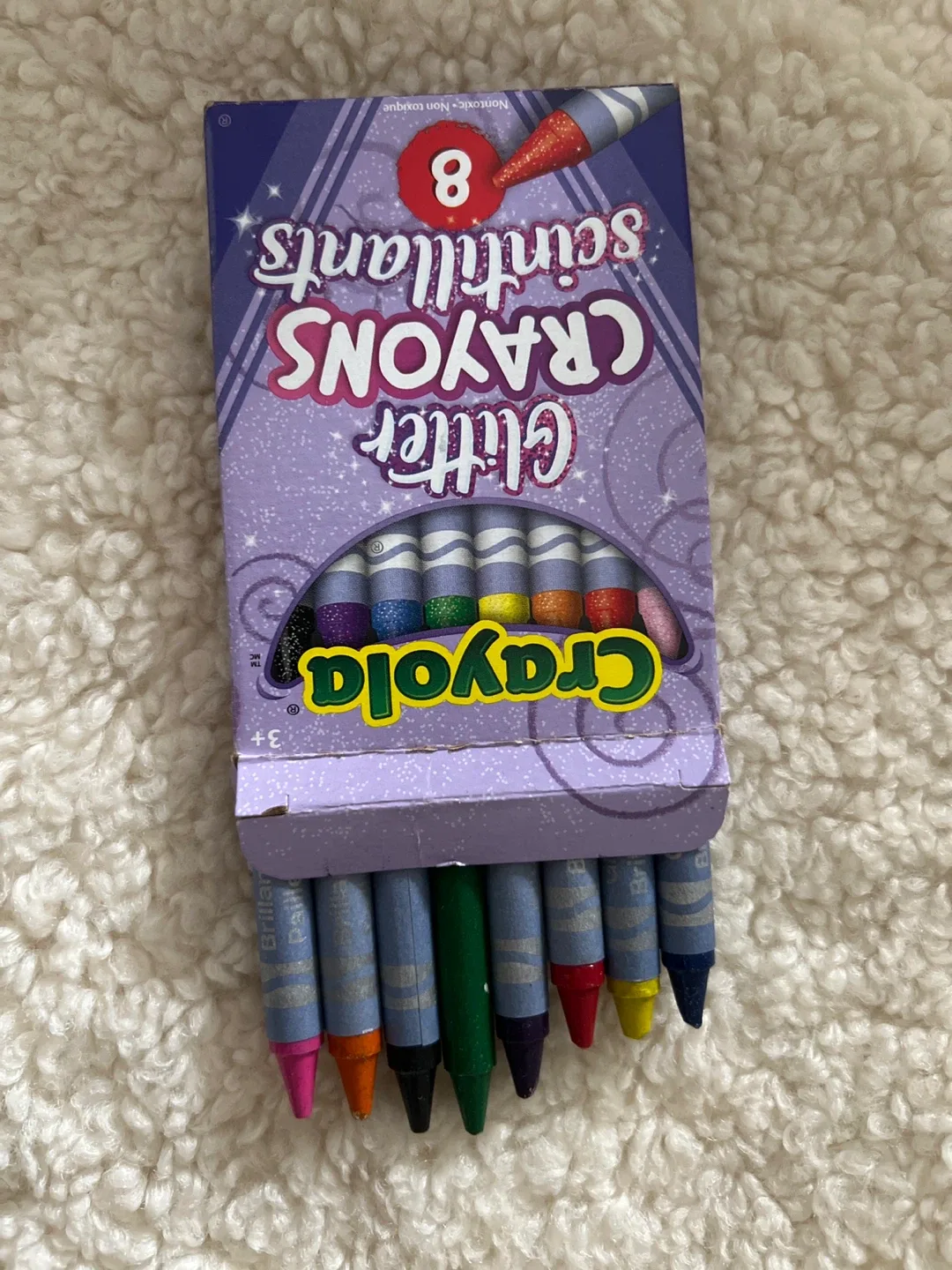 Crayola Glitter Crayons - 8 Count image indicator(3)