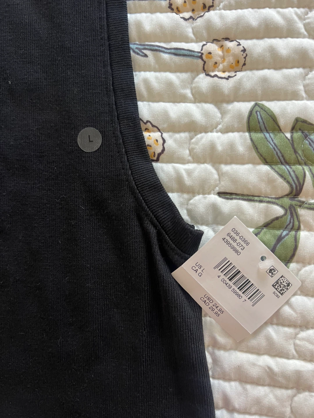 American Eagle Black Button Down Front Tank Top - Size L - photo 3