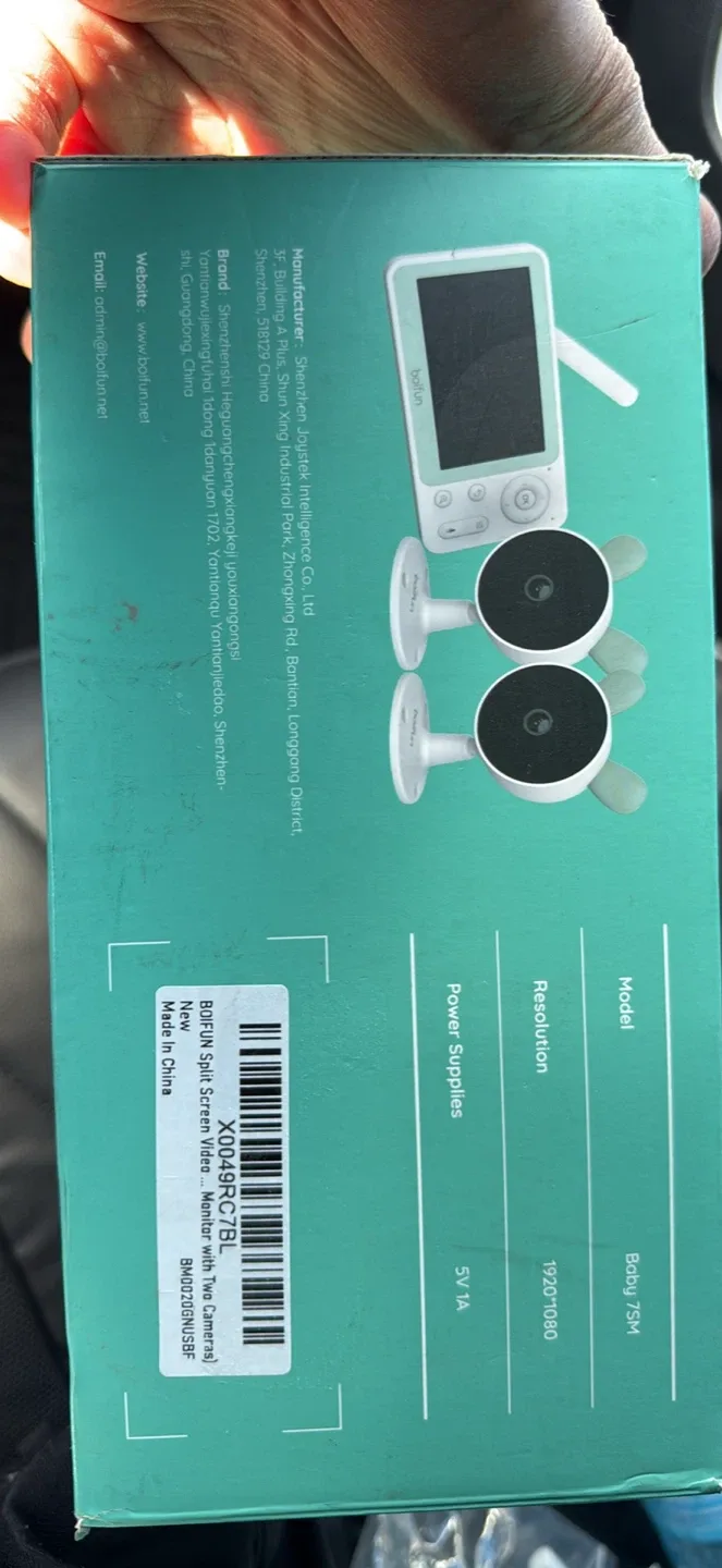 Boifun Baby Monitor with Two Cameras image indicator(7)