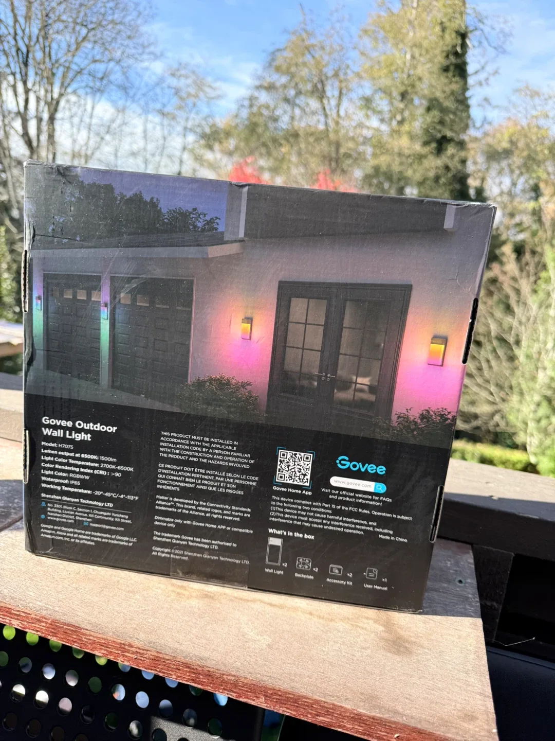 Govee Outdoor Wall Light - 2 Pack - New in Box! image indicator(2)