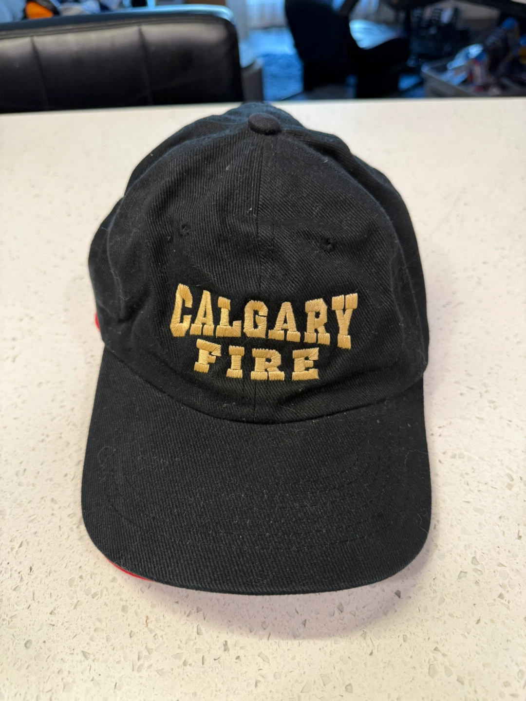 Calgary Fire Department Black Baseball Cap