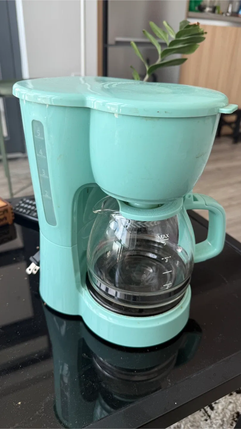 Turquoise Coffee Maker