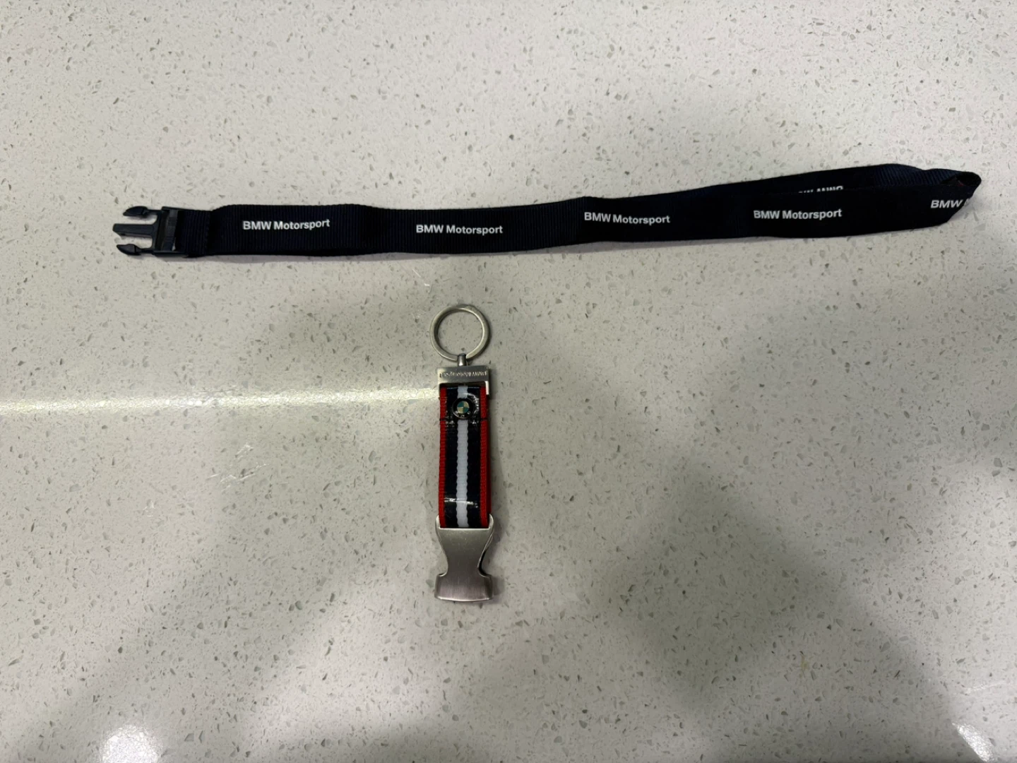 BMW Motorsport Lanyard & Keychain Set