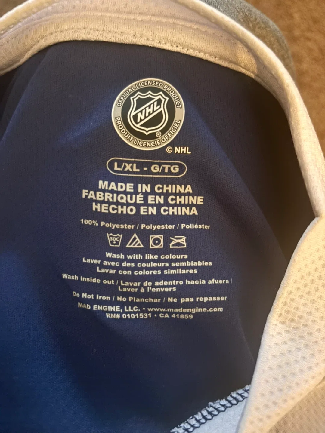 Toronto Maple Leafs NHL Jersey Size L/XL image indicator(3)