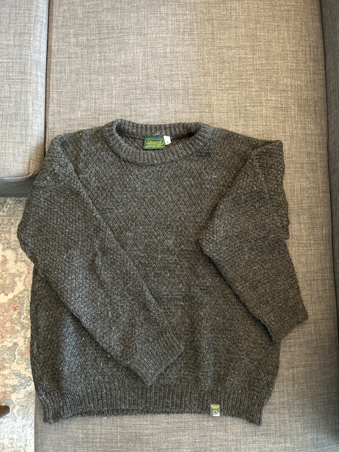 Glencroft Pure New Wool Sweater - Size L - photo 2