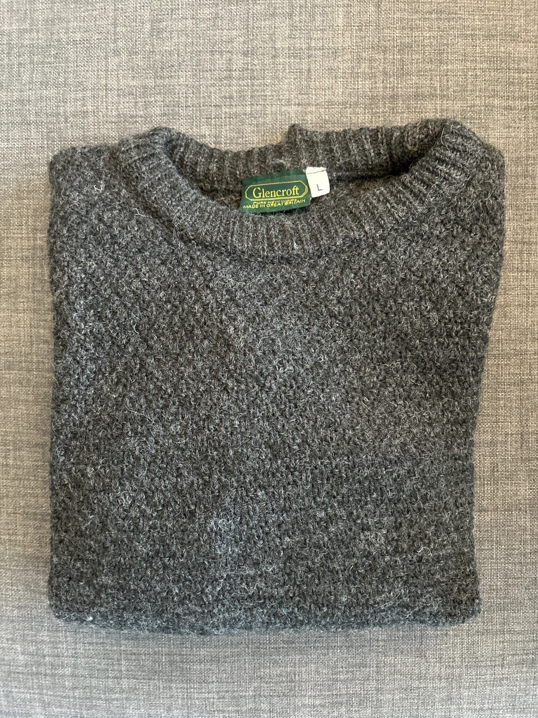 Glencroft Pure New Wool Sweater - Size L
