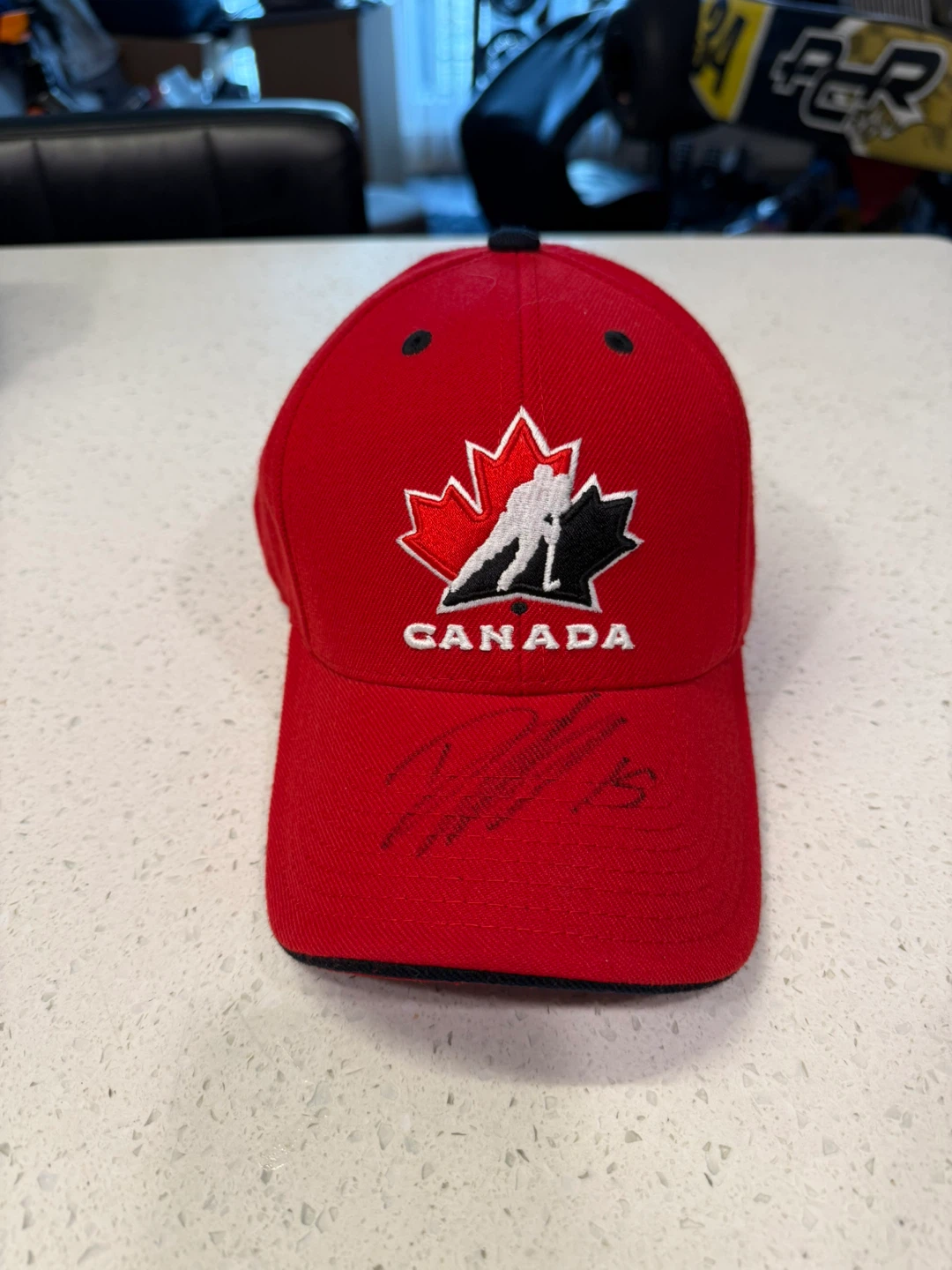 Signed Dany Heatley Team Canada Hat
