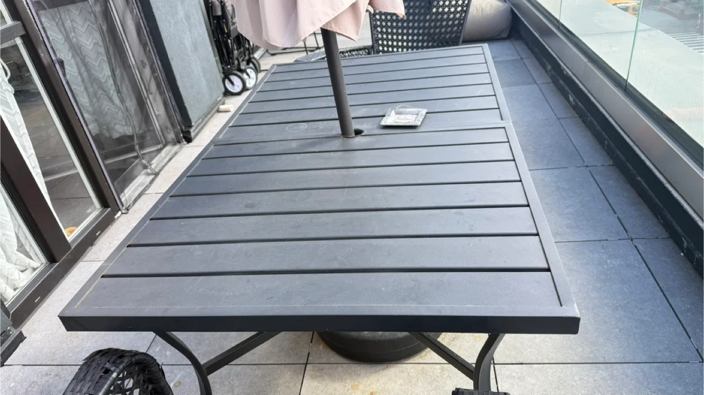 Outdoor Patio Table - Gray