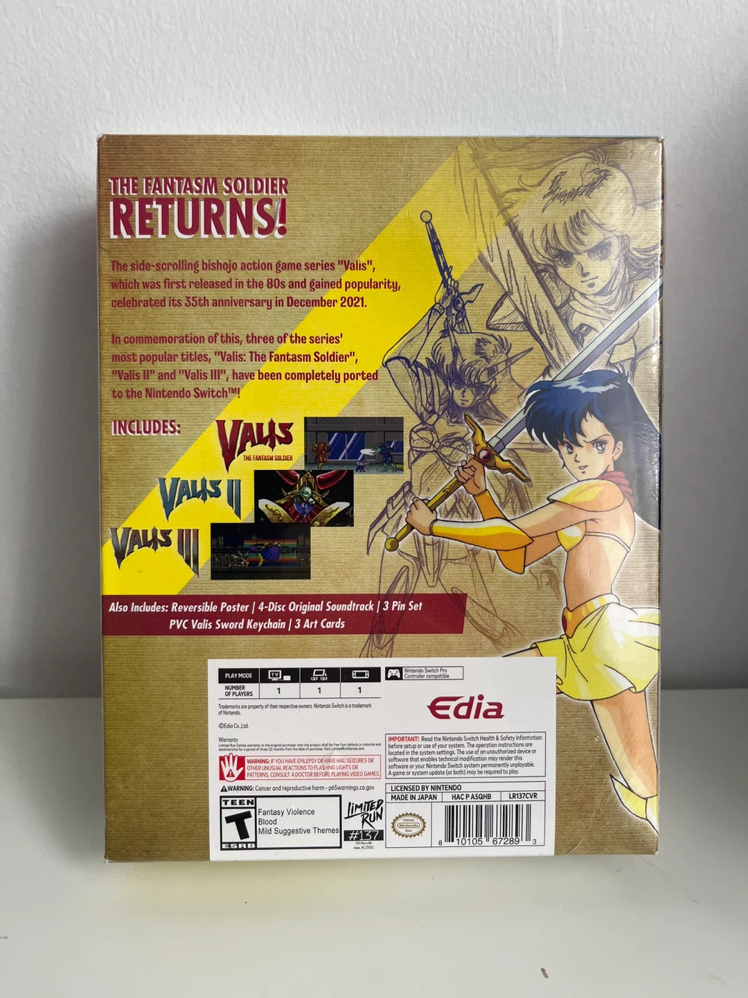 Valis: The Fantasm Soldier Collection - Nintendo Switch - photo 2