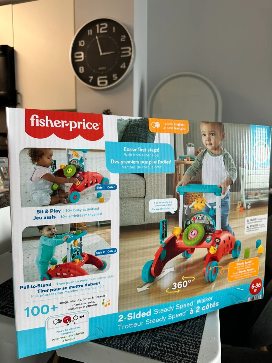 Fisher-Price 2-Sided Steady Speed Walker (6-36 months)