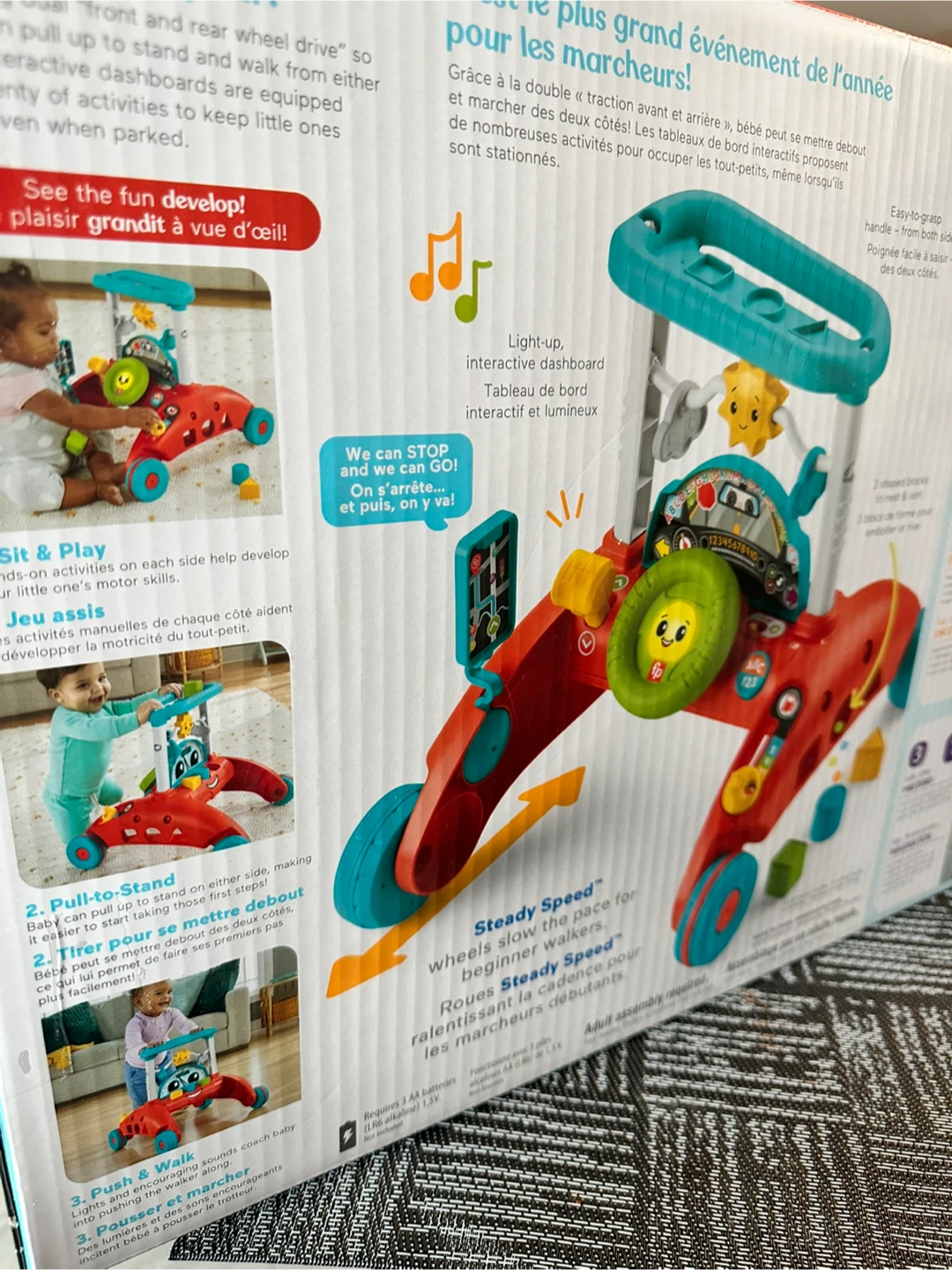 Fisher-Price 2-Sided Steady Speed Walker (6-36 months) - photo 2