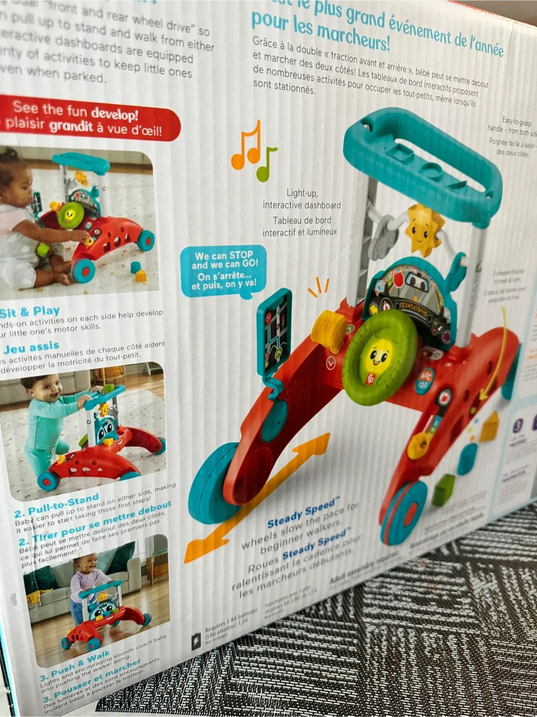 Fisher-Price 2-Sided Steady Speed Walker (6-36 months) image indicator(2)