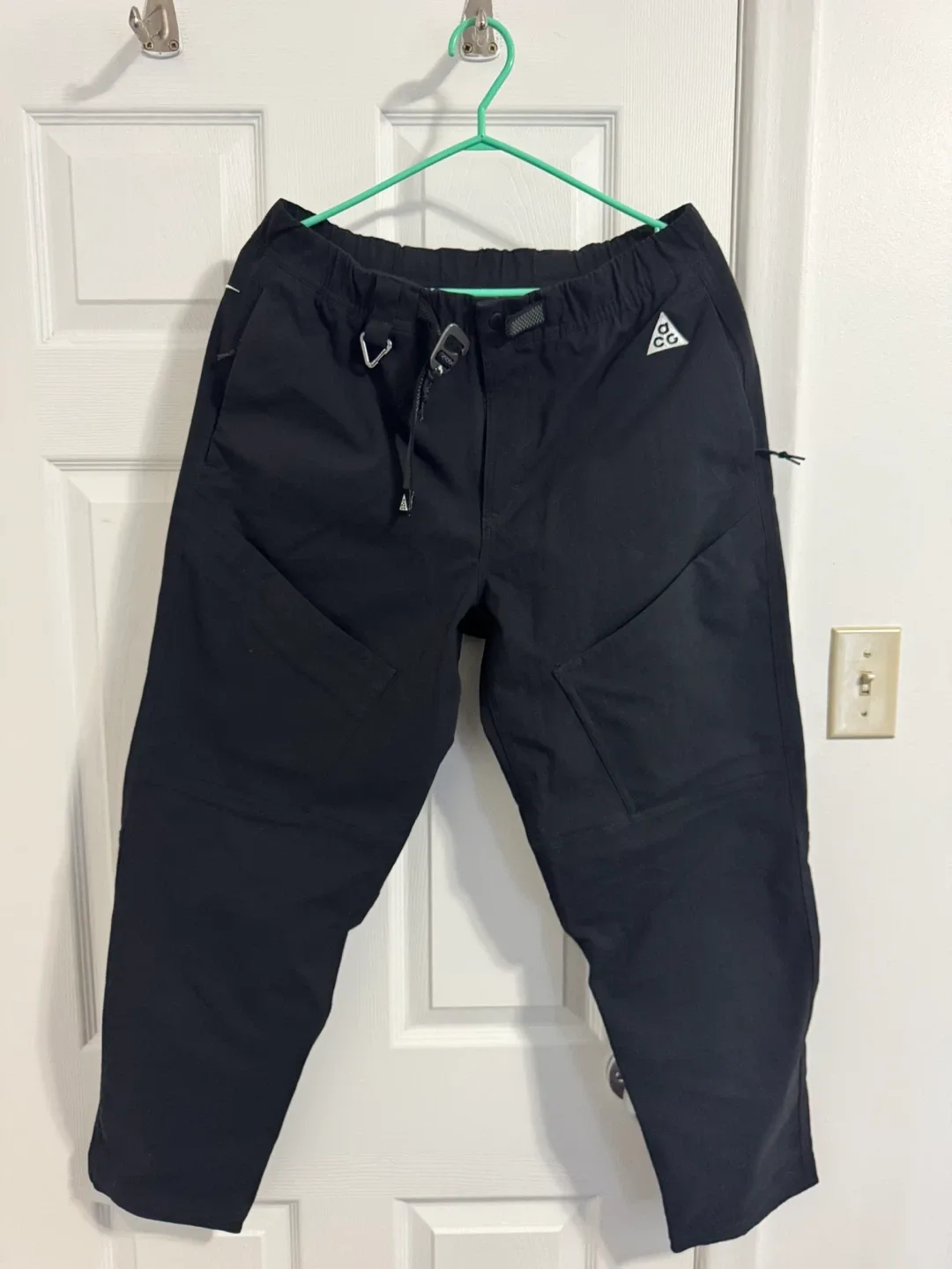 Nike ACG Women's Mid-Rise Hike Pants Black/Summit (Medium) thumbnail