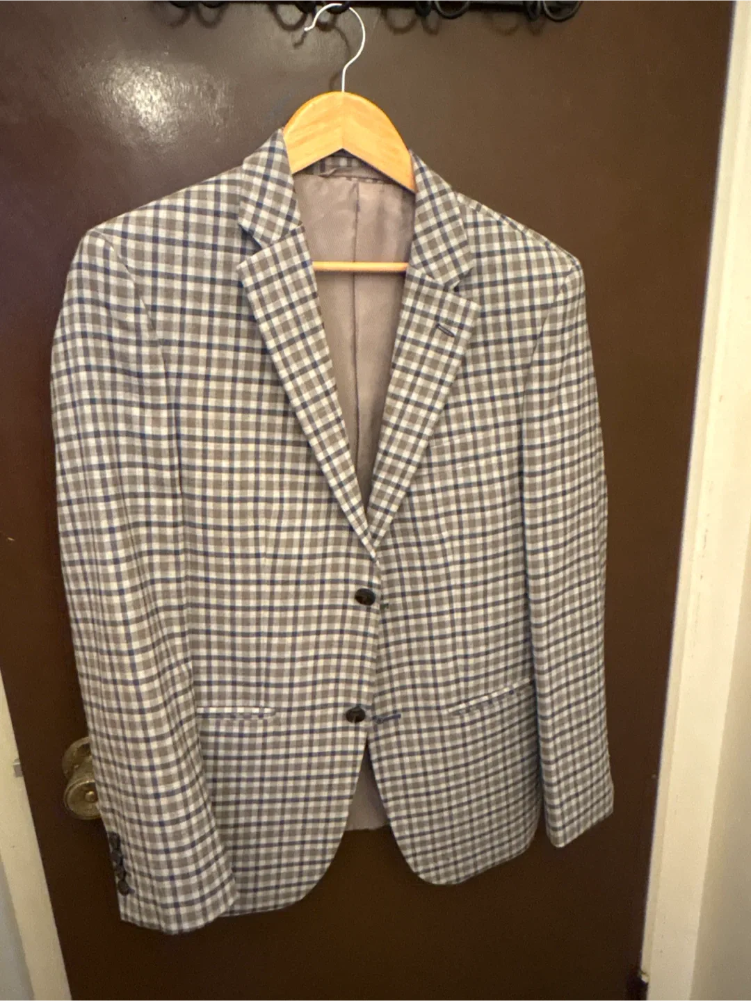 Jones New York Plaid Blazer - Pure New Wool