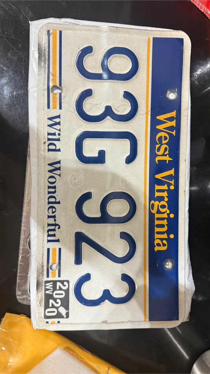 West Virginia 2020 License Plate