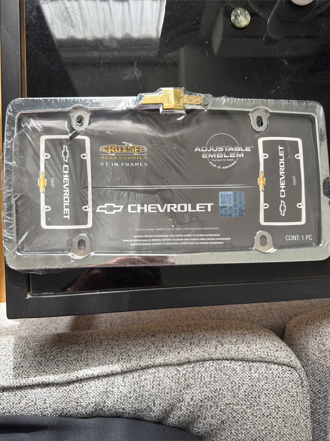 Car plate frame Chevrolet Adjustable Emblem License Plate Frame