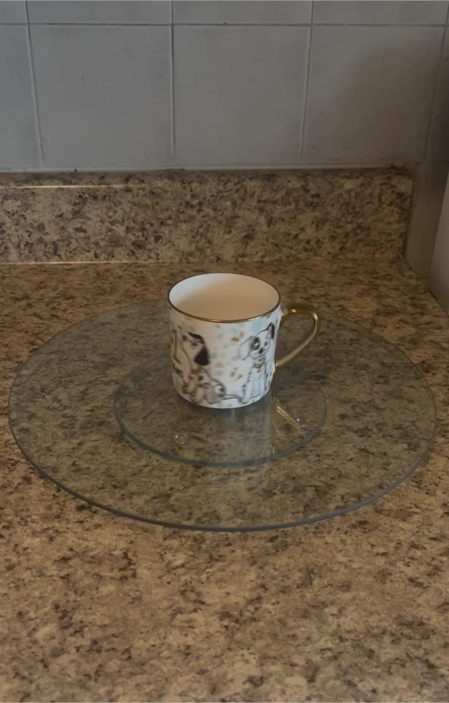 ✨ NEW Glass Lazy Susan Turntable – 13 3/4”