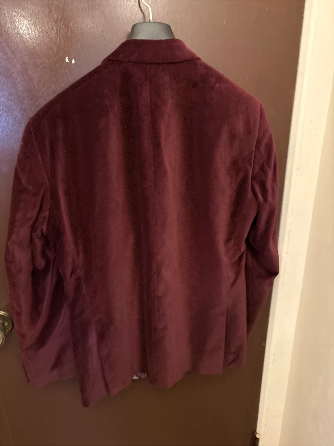 U.S. Polo Assn. Burgundy Velvet Blazer image indicator(3)
