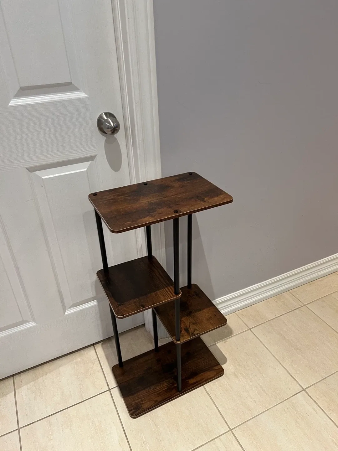 Brown Wood Grain 3-Tier Shelf thumbnail