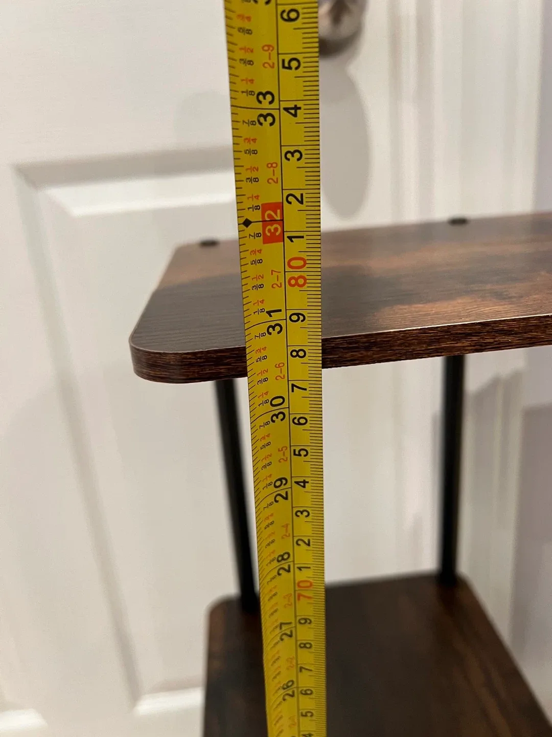 Brown Wood Grain 3-Tier Shelf image indicator(4)