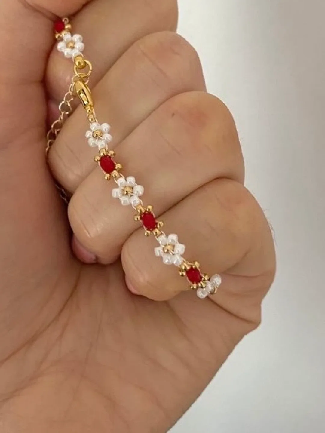 Red Ruby Gem Bracelet - Christmas Gifts / Gift Ideas image indicator(3)