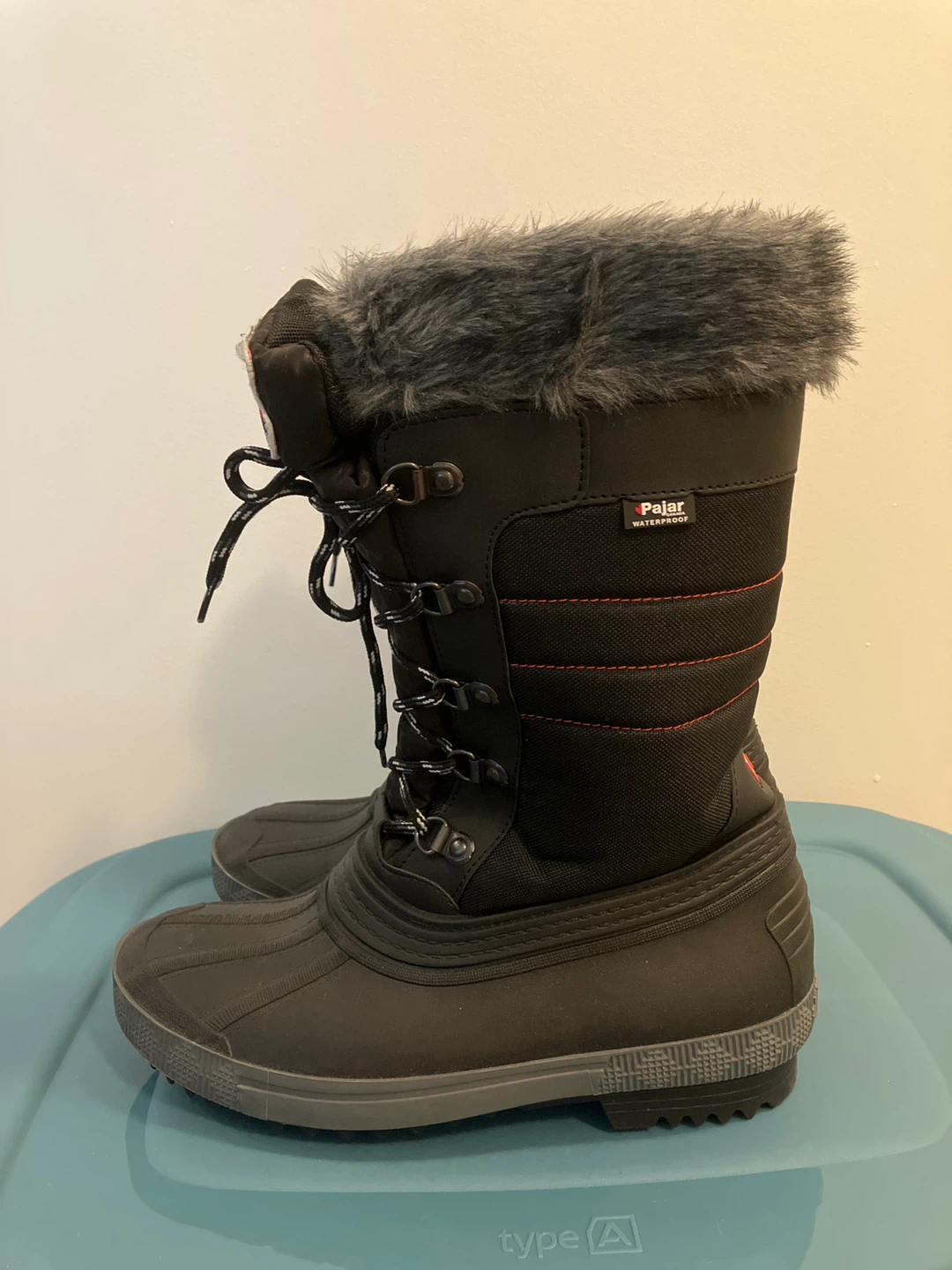 Pajar Black Winter Boots - Women's Size 9 - photo 2
