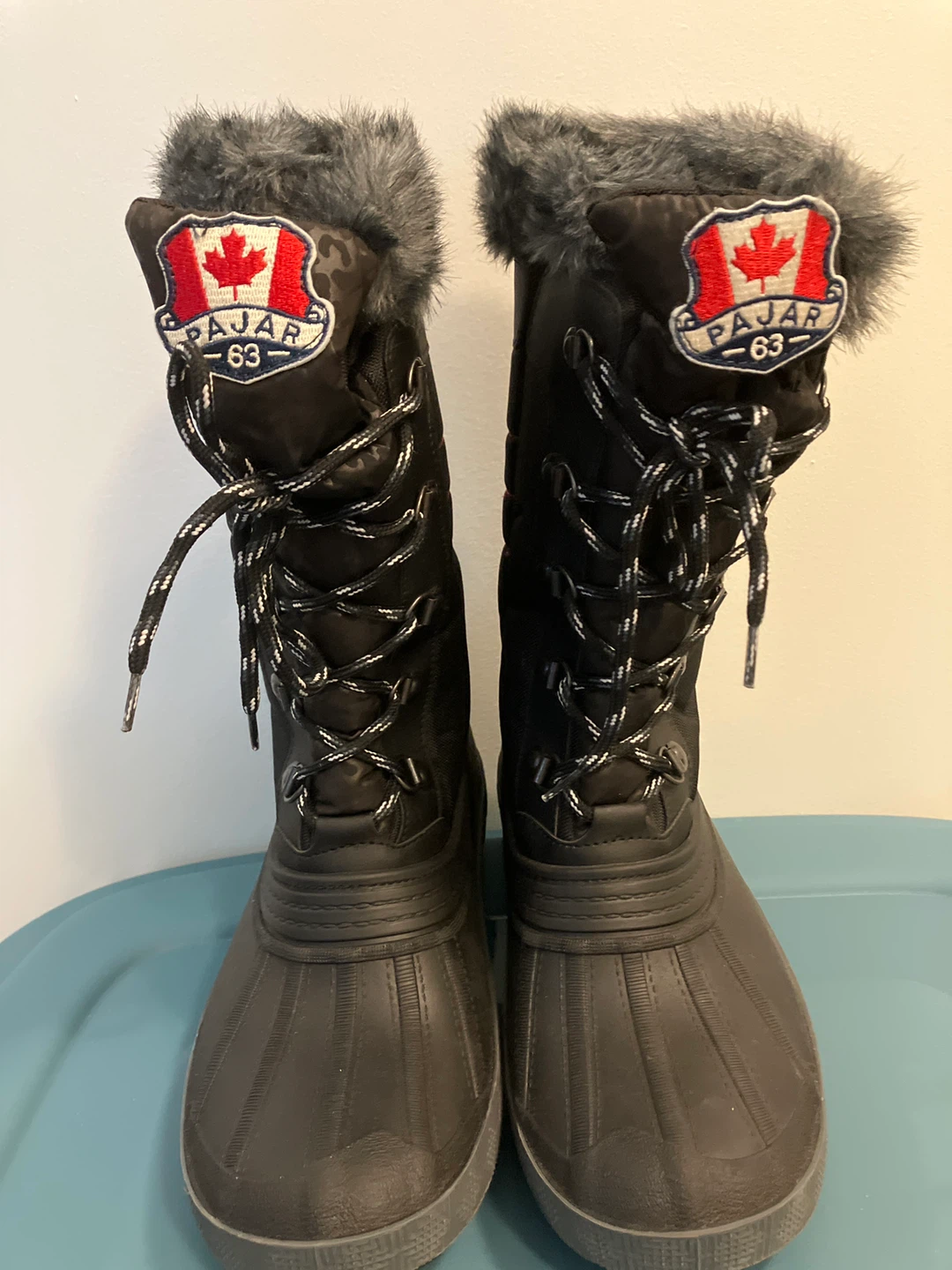 Pajar Black Winter Boots - Women's Size 9