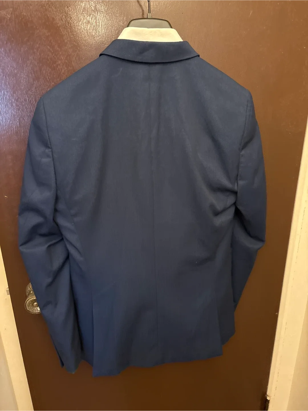 DKNY Navy Blue Men's Suit image indicator(2)