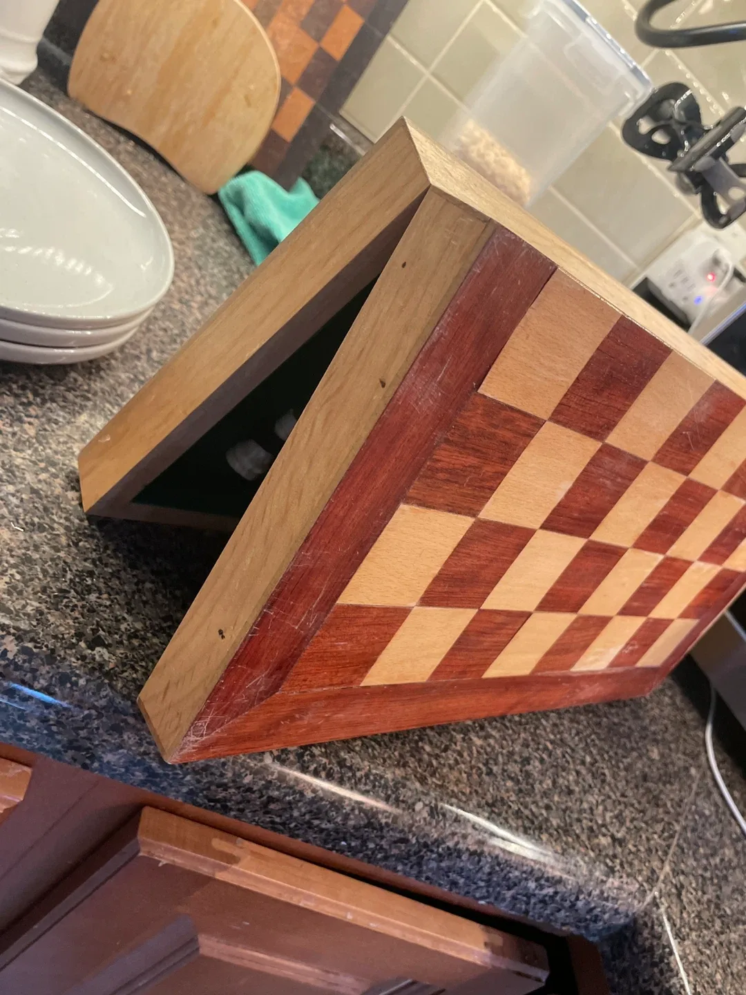 Wooden Chess Set with Board image indicator(5)