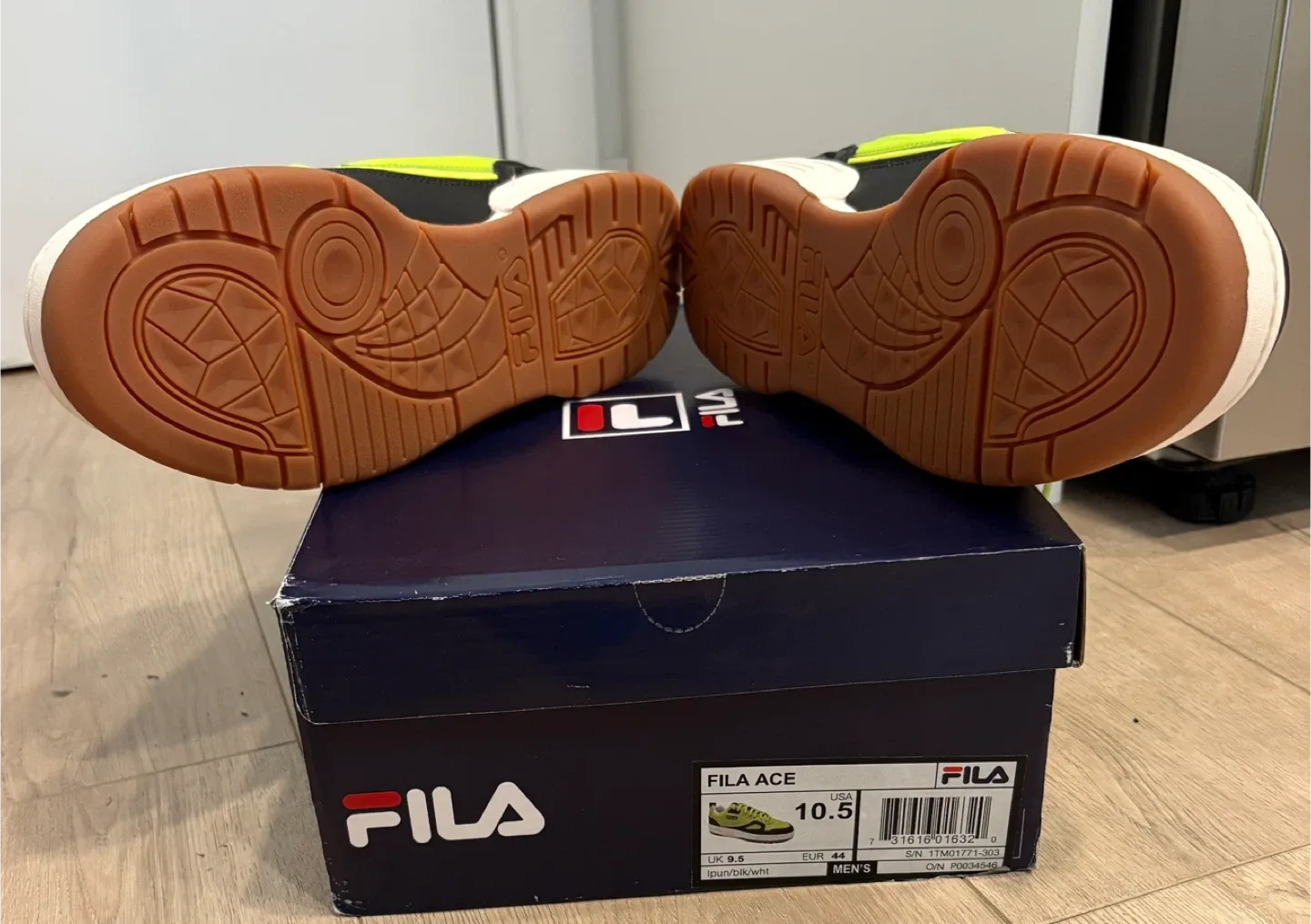 Fila Ace Neon Green/Black, Men's US 10.5 image indicator(3)