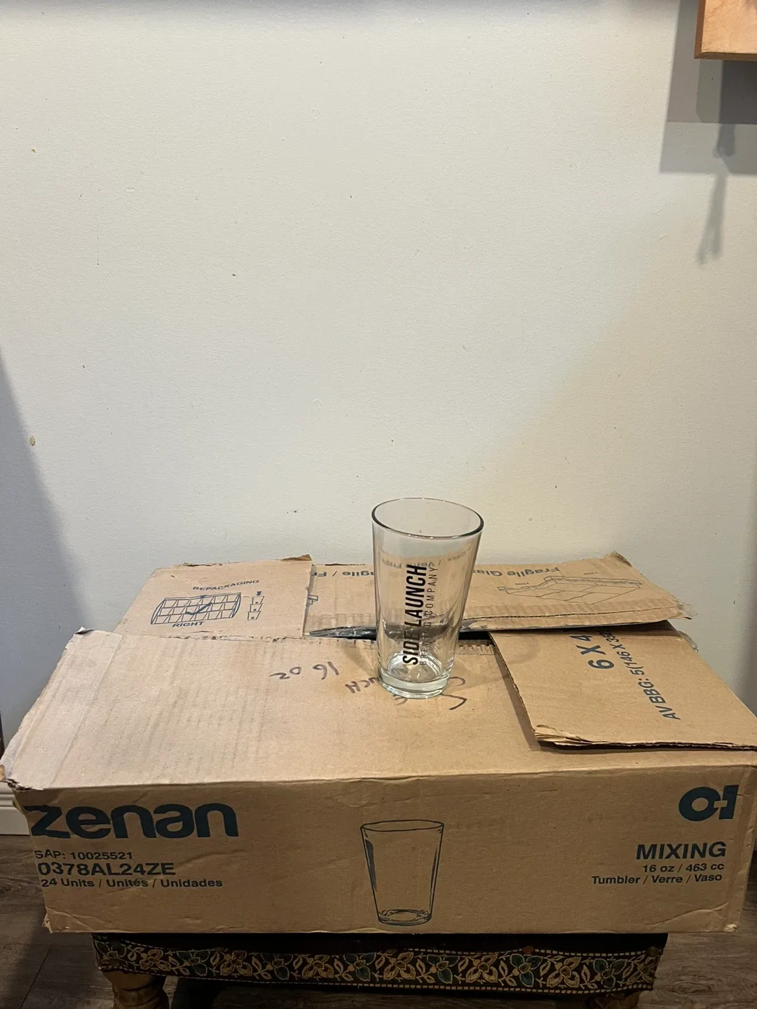 Side Launch Brewing Company 16x Pint Glasses image indicator(2)