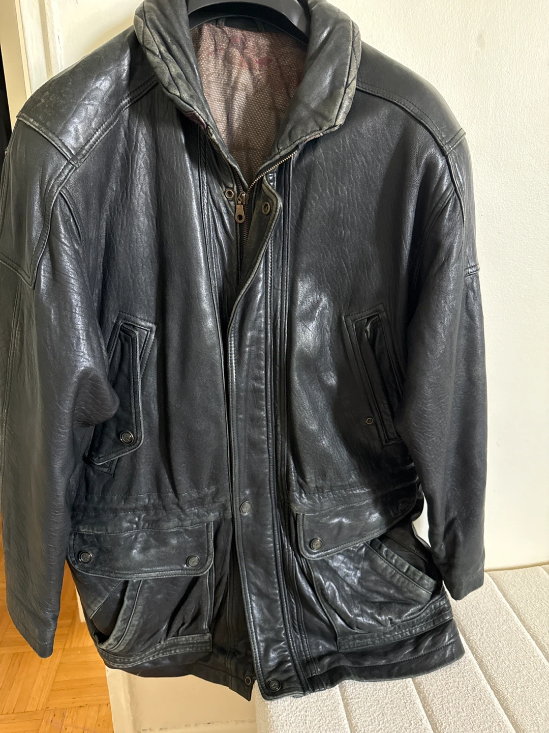 Weatherby Black Leather Jacket