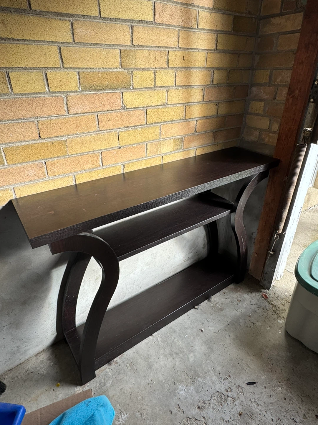 Dark Brown Console Table - photo 2