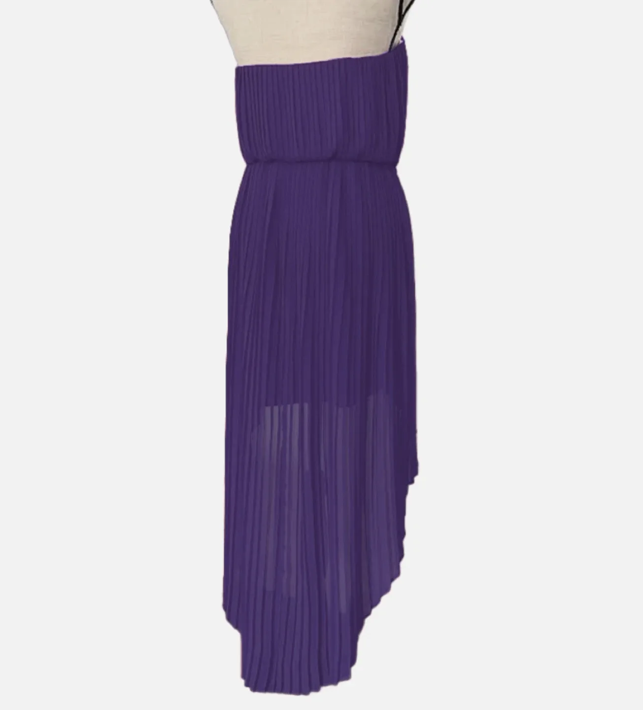 BCBGeneration Purple Strapless Dress - XS image indicator(2)