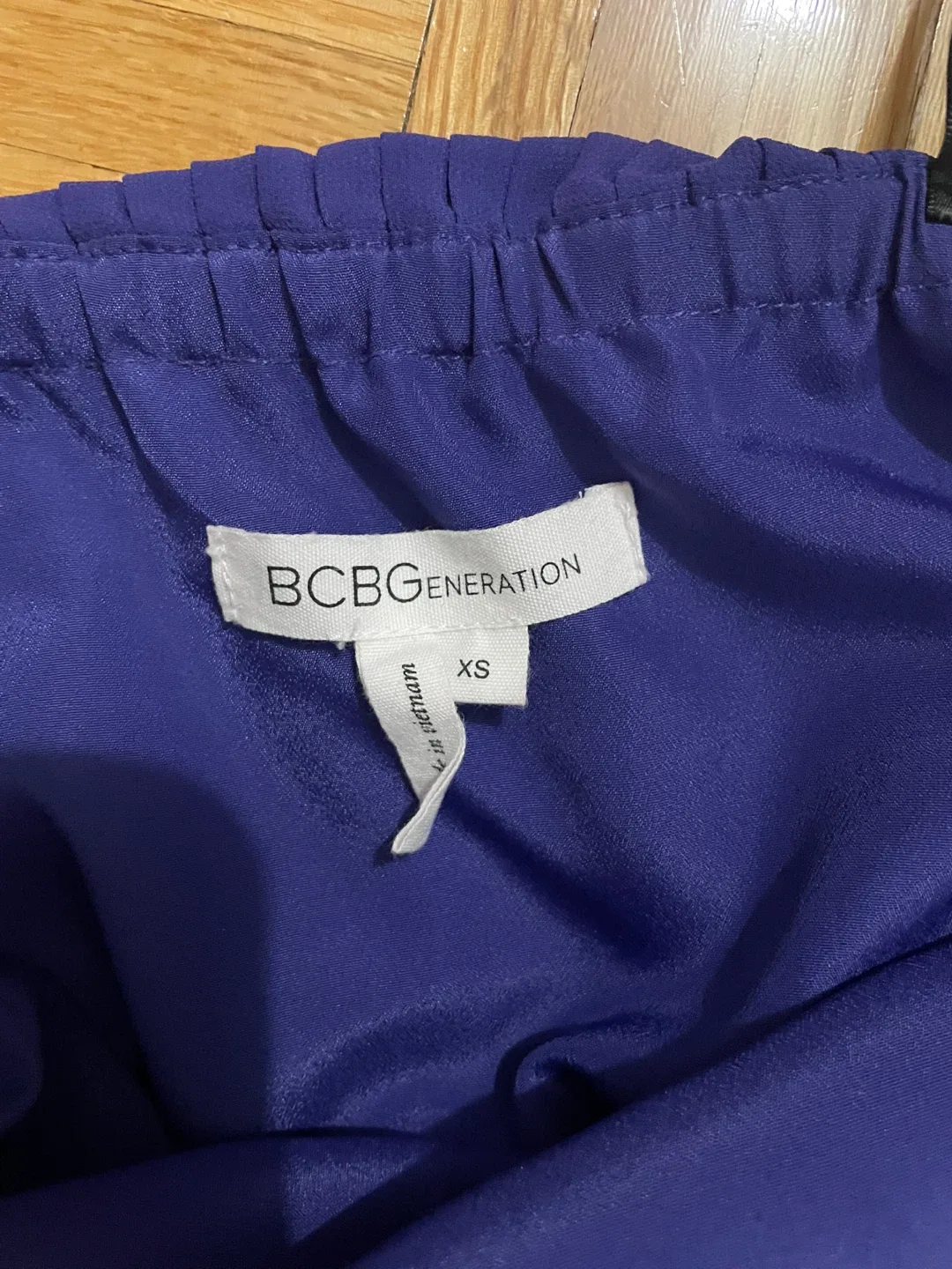 BCBGeneration Purple Strapless Dress - XS image indicator(4)