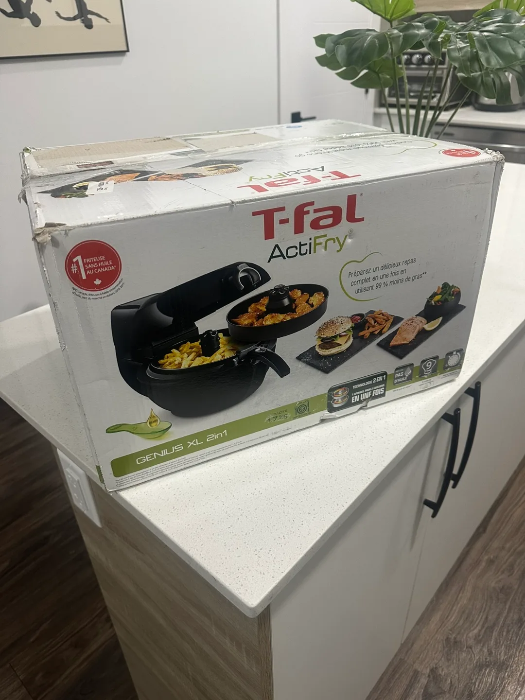 Brand New T-fal ActiFry Genius XL 2-in-1 Air Fryer – Black image indicator(10)