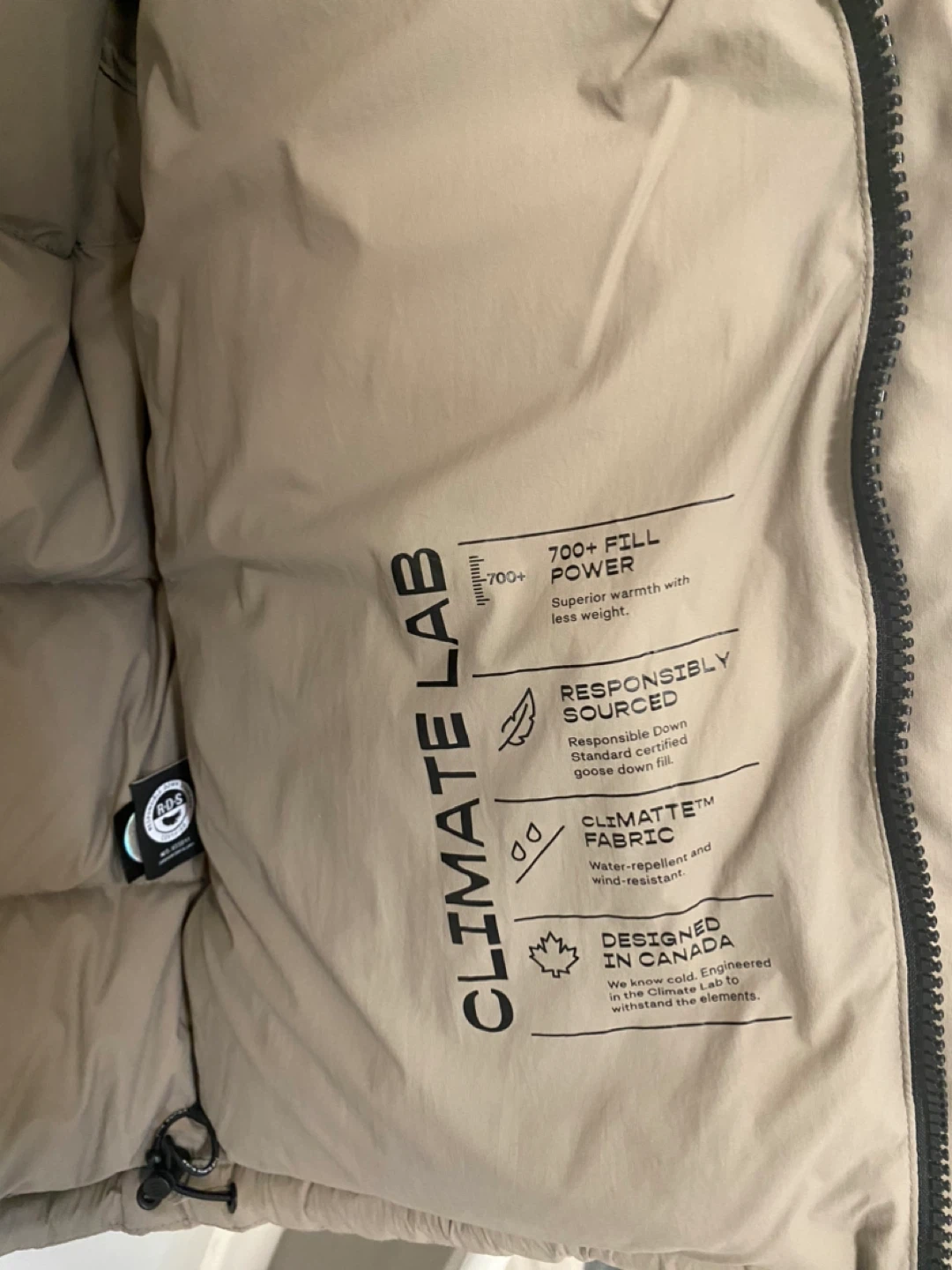 Aritzia Super Puff Original - Taupe (XS) - photo 4