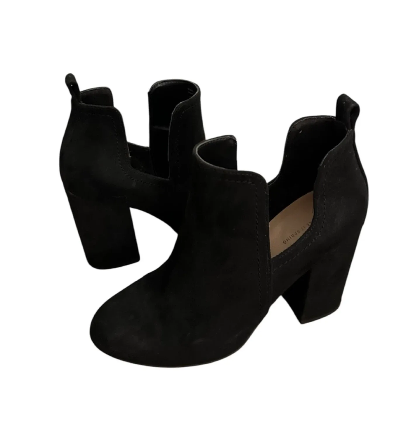 Call It Spring Suede Cut Out Ankle Boots 🥕 image indicator(2)