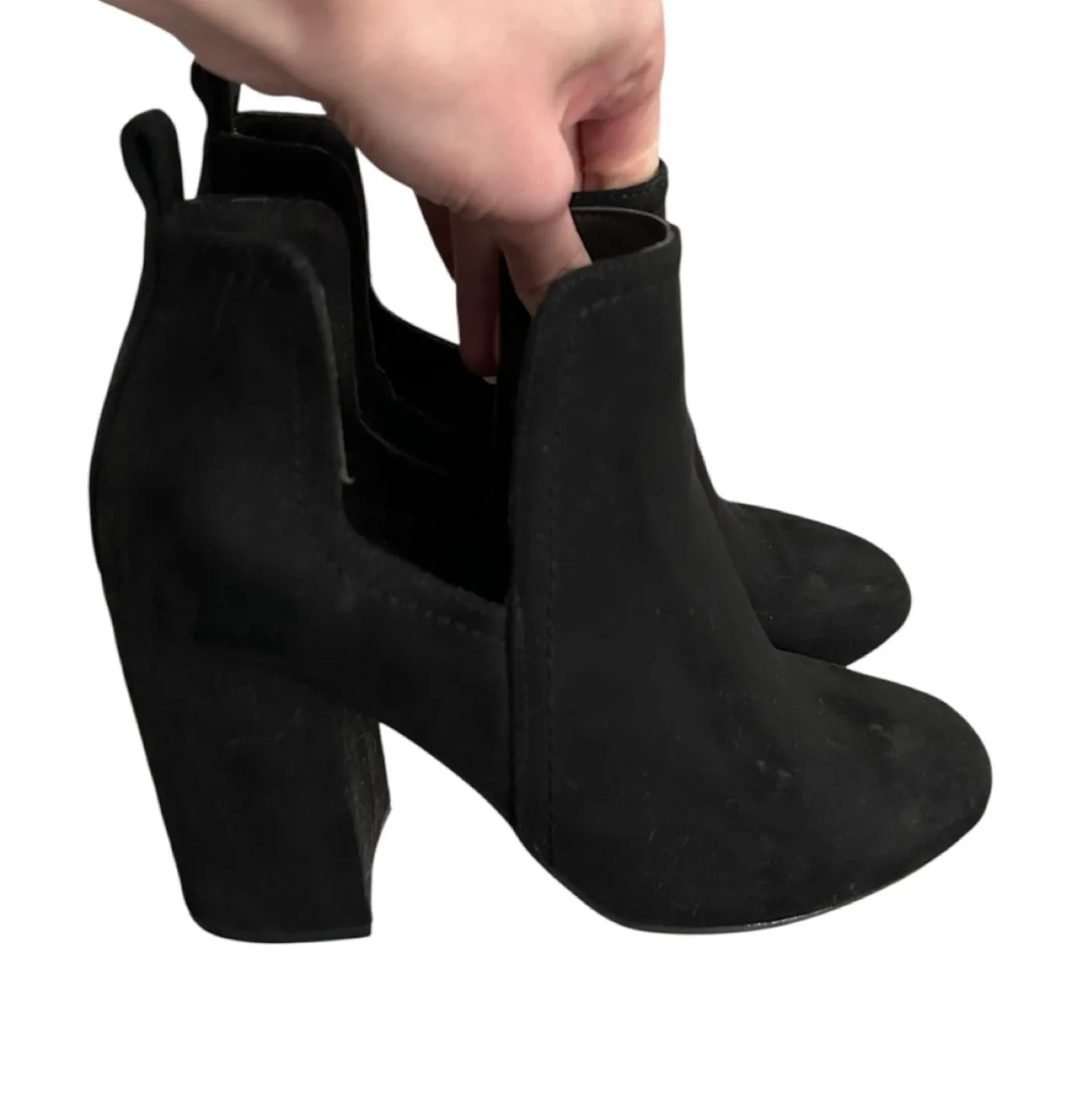 Call It Spring Suede Cut Out Ankle Boots 🥕 image indicator(3)