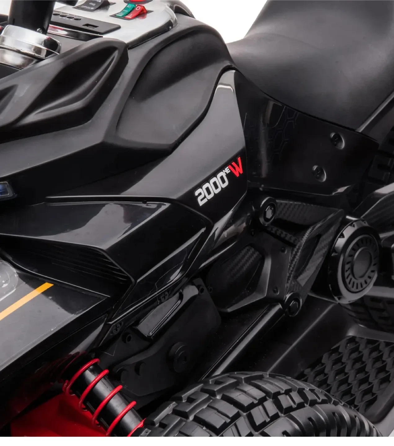 12V Spider Bike 2 Seater Kids Ride on Motorcycle image indicator(2)