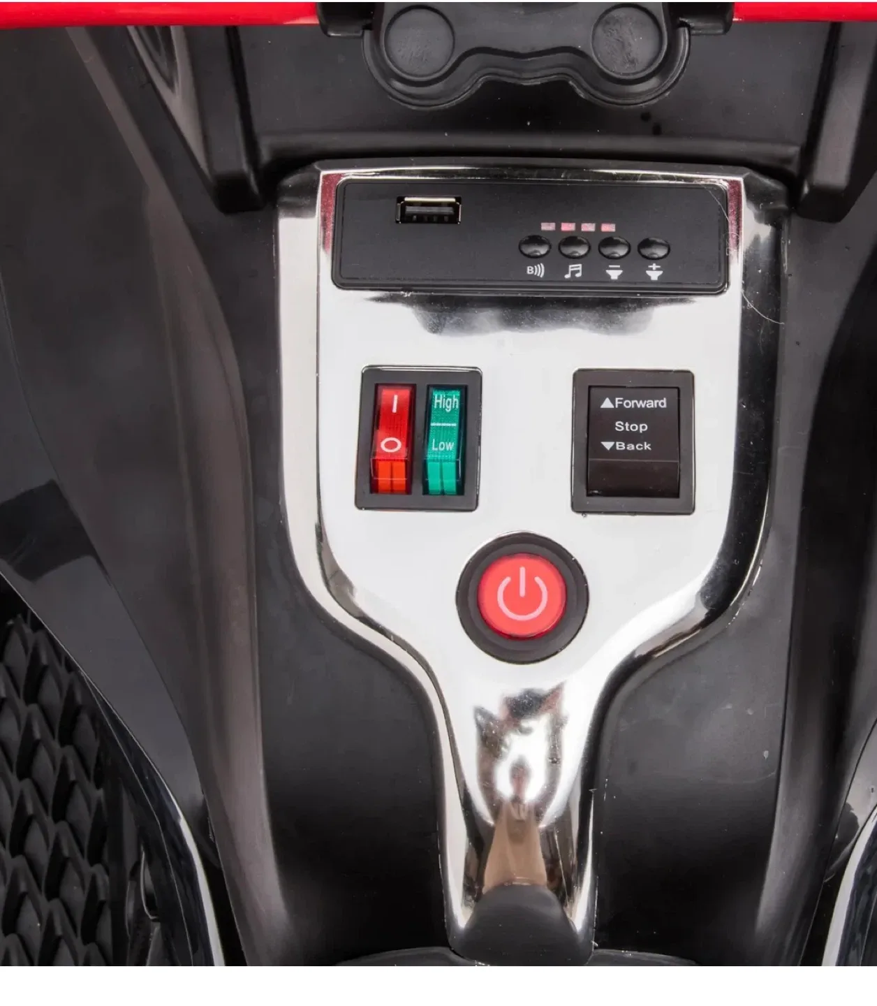 12V Spider Bike 2 Seater Kids Ride on Motorcycle image indicator(9)