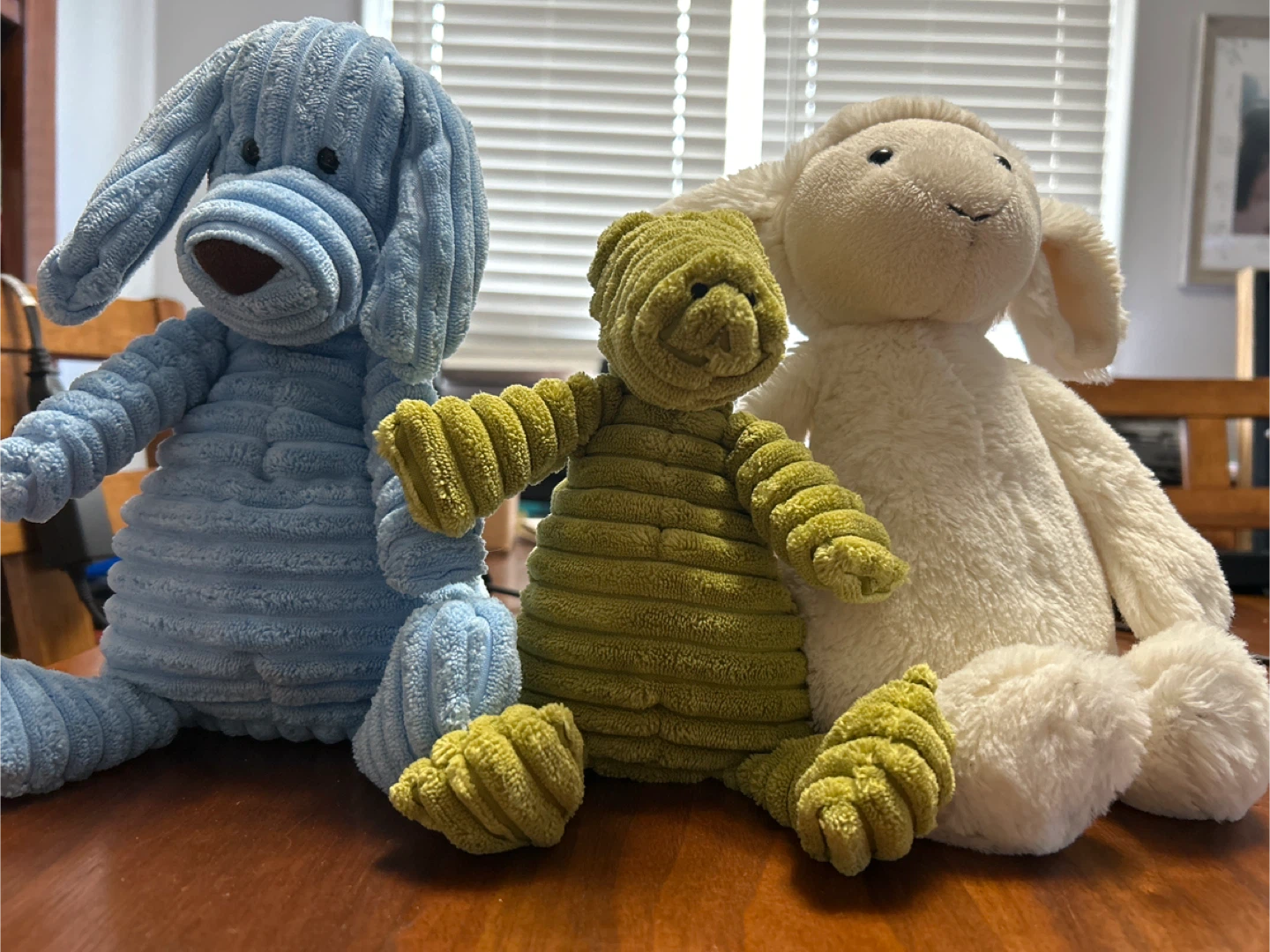 Jellycat Plush Toys - Dog, Lamb, Alligator