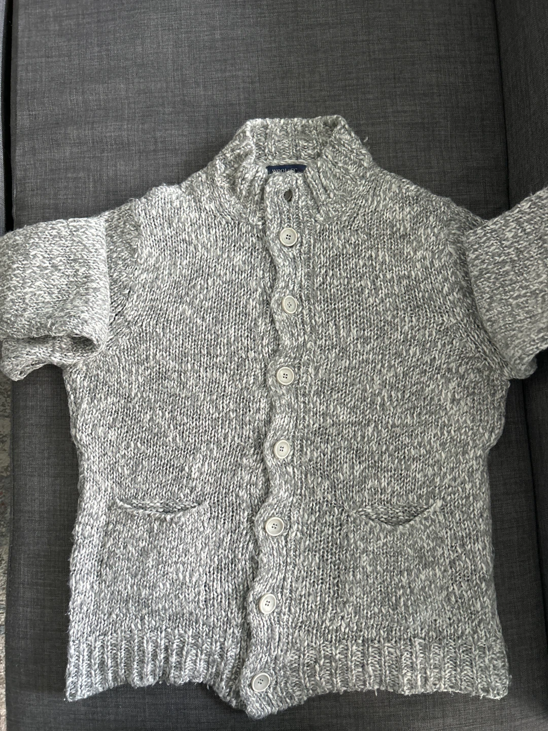 Wool & Co. Grey Knit Cardigan - photo 3