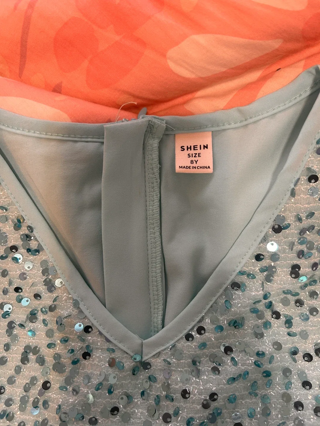 Shein Girls' Dress, Size 8Y, Blue 🥕 image indicator(3)