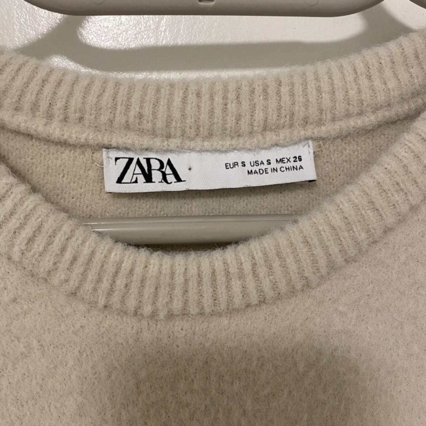 Zara Knit Cropped Bolero Shrug - Cream & Teal - photo 5