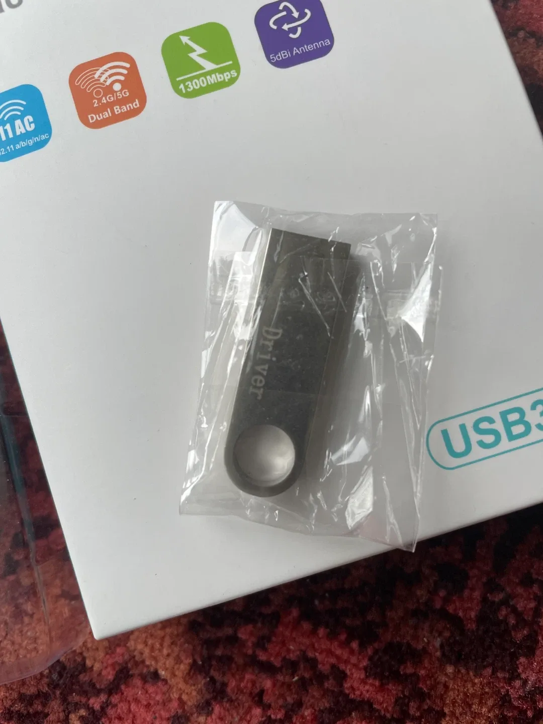 Foktech AC1300 Wireless USB Adapter - New image indicator(5)