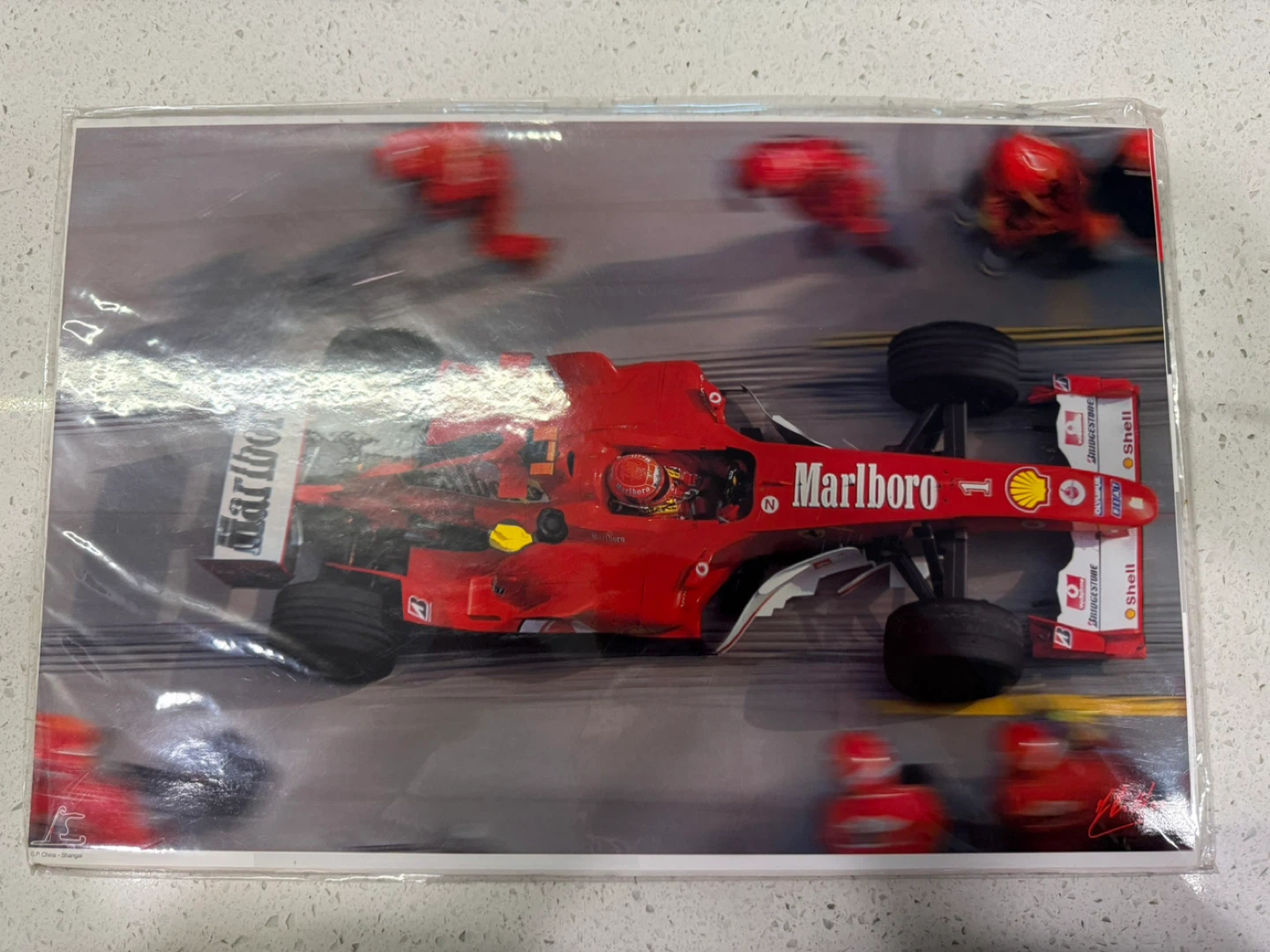 Ferrari F1 Team Print - G.P. China - Shangai