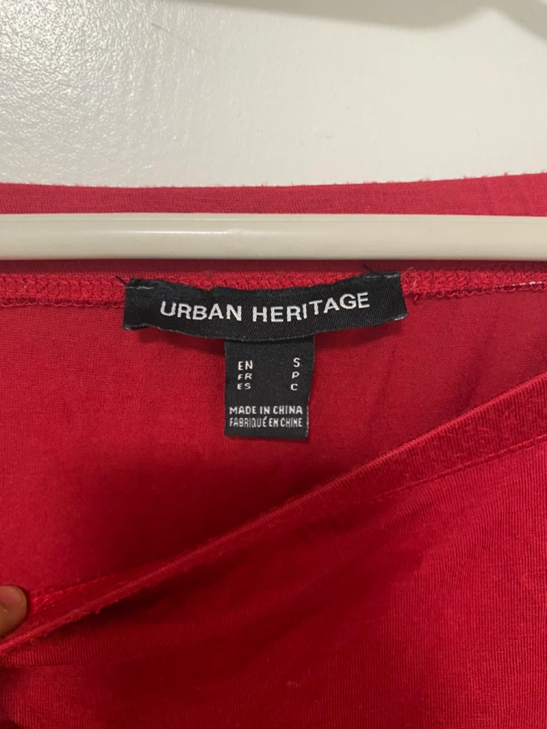 Urban Heritage Red Off-Shoulder Top (S) - photo 2